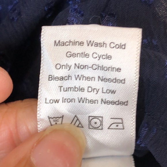 Coldwater Creek Womens Long Sleeve Blue Top SIZE SMALL - Picture 4 of 8